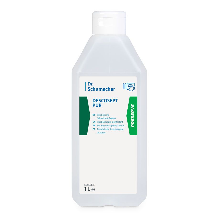 Descosept Pur - Alkoholische Schnelldesinfektion für Inventar, Flächen, Medizinprodukte