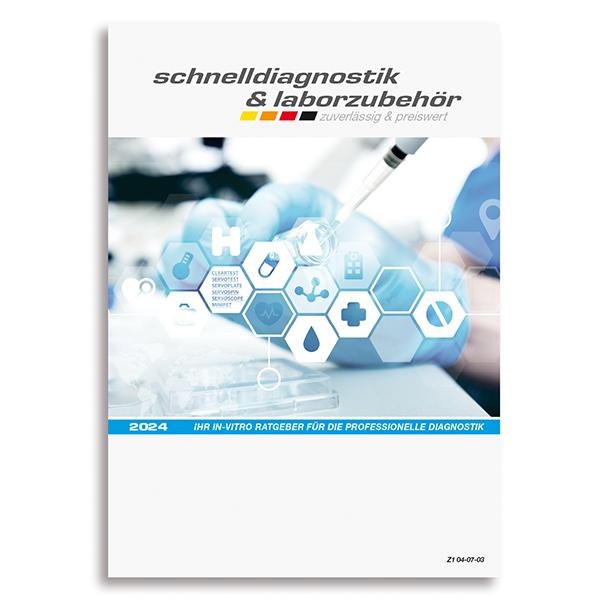 Diagnostik-Broschüre 2024 A4 - Übersicht über preiswerte Teststeifen und Testkassetten