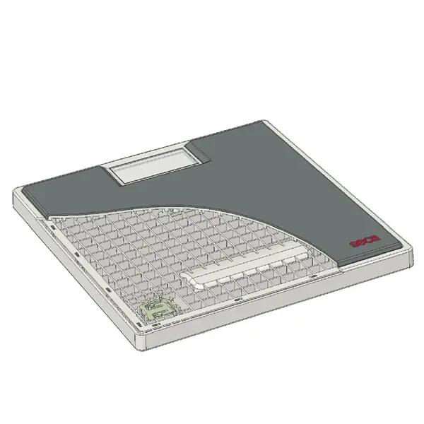 Digitale Personenwaage mit hochwertigem 2-Komponenten-Gummibelag seca 803