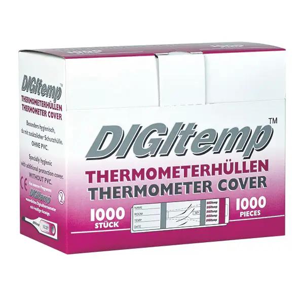 Digitemp Thermometerhülle - Aus besonders weicher Folie mit großem Schriftfeld