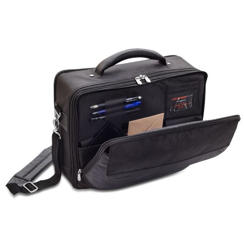 DOCTORS Arzttasche, schwarz - Polyester, 40 x 30 x 16 cm, Volumen ca. 18,5 Liter