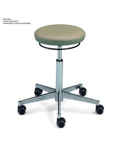 Drehhocker - Bezug Kunstleder Classic für glatte Böden