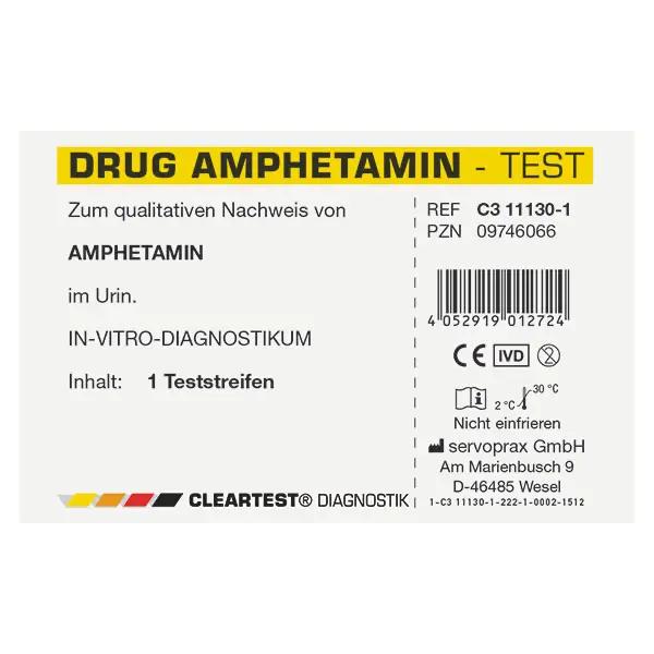 Drogenteststreifen - Verschiedene Ausführungen, Ergebnis nach 5 Minuten