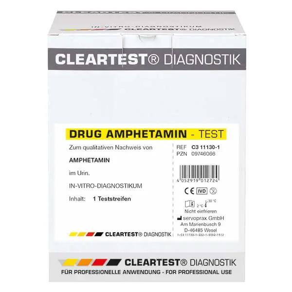 Drogenteststreifen - Verschiedene Ausführungen, Ergebnis nach 5 Minuten
