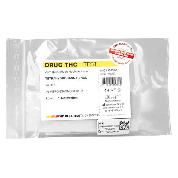 Drogenteststreifen - Verschiedene Ausführungen, Ergebnis nach 5 Minuten