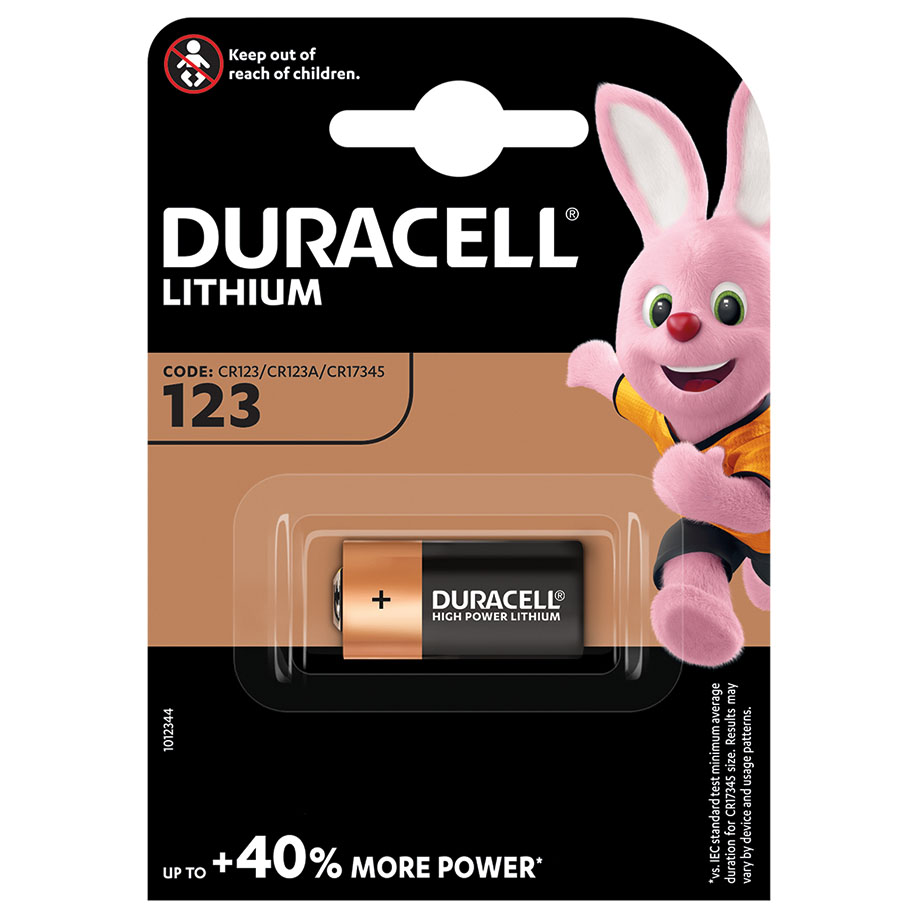 Duracell Ultra Lithium Fotobatterie 123 (CR17345) 3 V / 1.400mAh