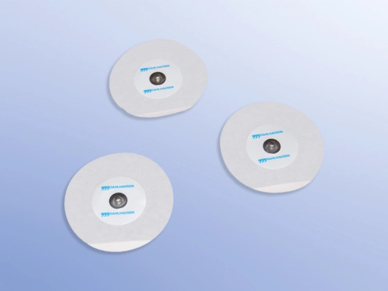 Einmal-EKG-Elektroden Typ 460 - Vlies mit Druckknopf und Wet-Gel, rund, 60 mm