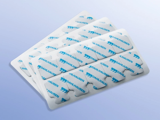 Einmal-EKG-Elektroden Typ 715 - Schaumstoff, eckig, Solidgel, 26 x 24 mm, Tab-Anschluss