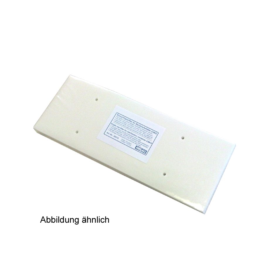 Einmal-Papierfilter für Sterilisierbehälter Typ 23M/23G - 35,2 cm x 13,2 cm
