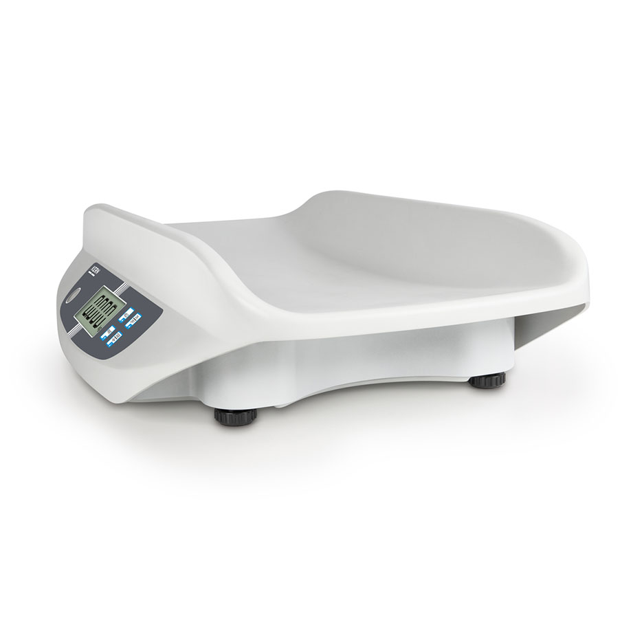 Elektronische Babywaage MBA 10K3M inkl Eichkosten - Wägebereich max. 15kg, Batteriebetrieb