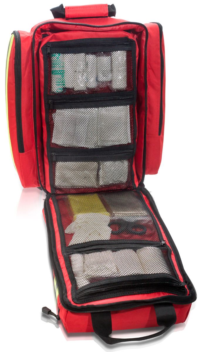 Elite Bags SUPPORTER Notfallrucksack, rot - Größe 37 x 45 x 21 cm, Volumen 29 L (leer)