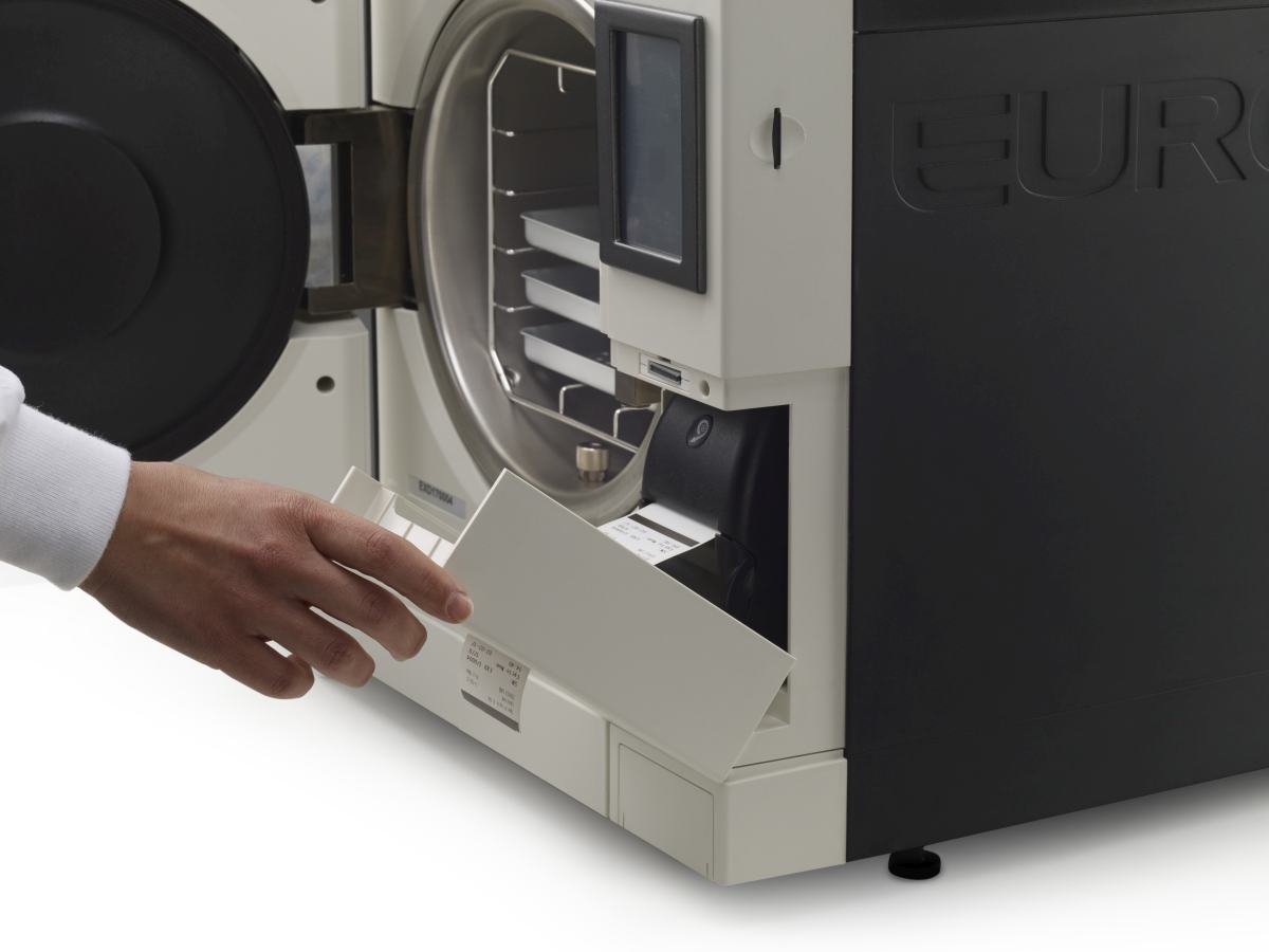 Ersatzrolle Etikettendrucker Print-Set 2 - Sterilisationsetiketten in Euronda-Autoklaven