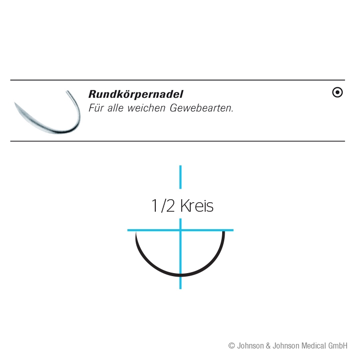 Ethicon Vicryl plus CT2 - violett geflochtenes, resorbierbares Nahtmaterial (SSB-fähig)