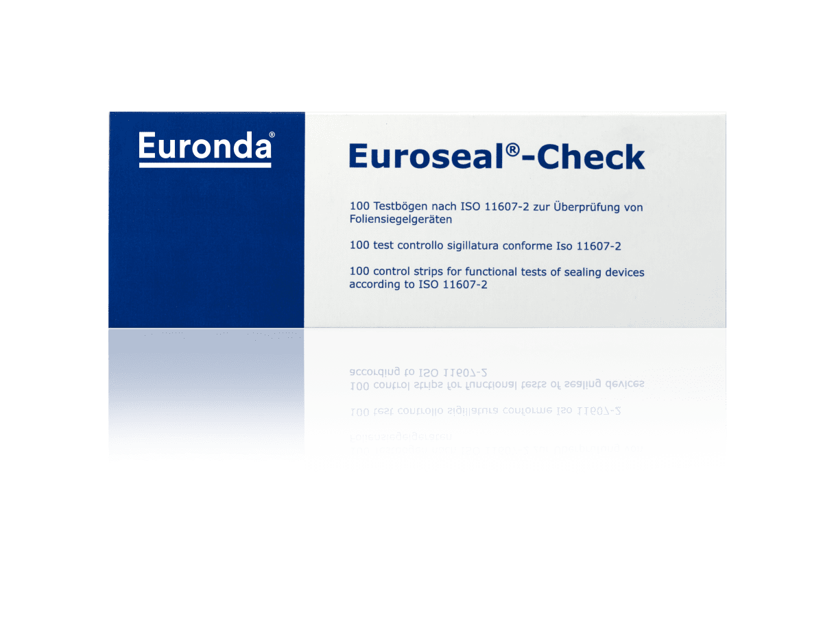 EUROSEAL-Check Test Siegelnahttest - 100 Testbögen zur Kontrolle der Verschlusssicherheit