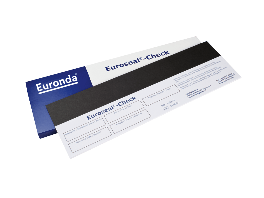 EUROSEAL-Check Test Siegelnahttest - 100 Testbögen zur Kontrolle der Verschlusssicherheit