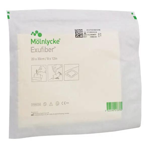 Exufiber gelbildender Faserverband - PVA (Polyvinylalkohol-Fasern), hochabsorbierend (SSB-fähig)