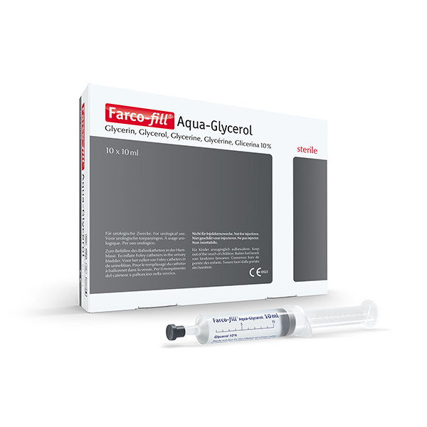 FARCO-fill Aqua-Glycerol - Sterile Blockerlösung für Dauerkatheter