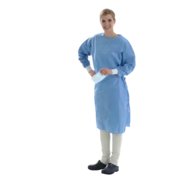 Folitex OP Guard (Standard) - OP-Mantel blau, Größe L - XXL, 3-lagig aus SMS