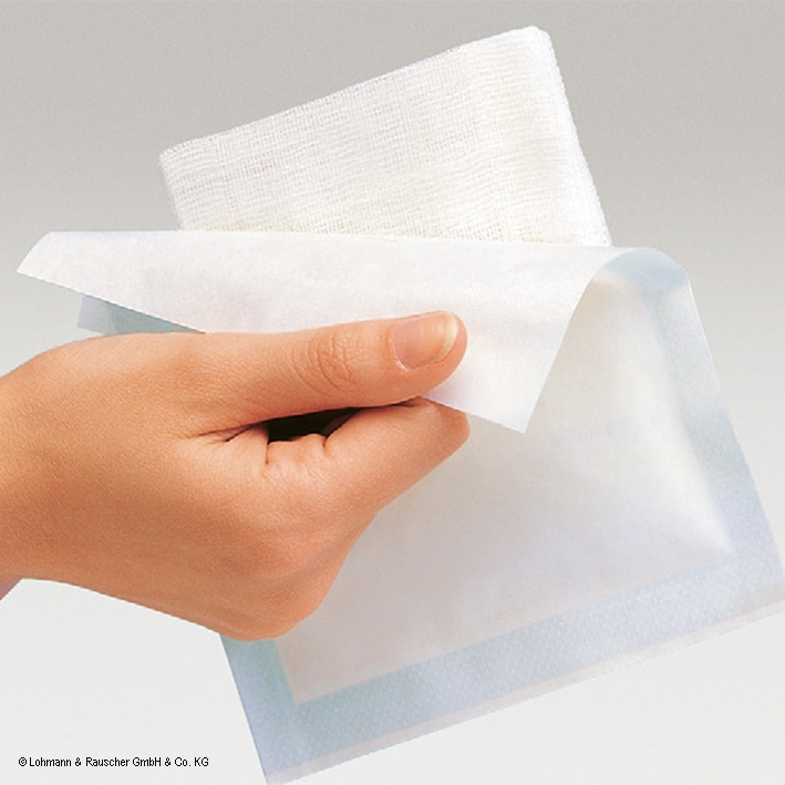 Gazin Schlitzkompresse mit Y-Einschnitt - 8-Fach, 17-Fädig