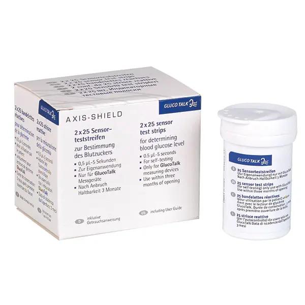 Gluco Talk Teststreifen - Blutzuckerteststreifen für das GLUCO TALK Blutzuckermesssystem