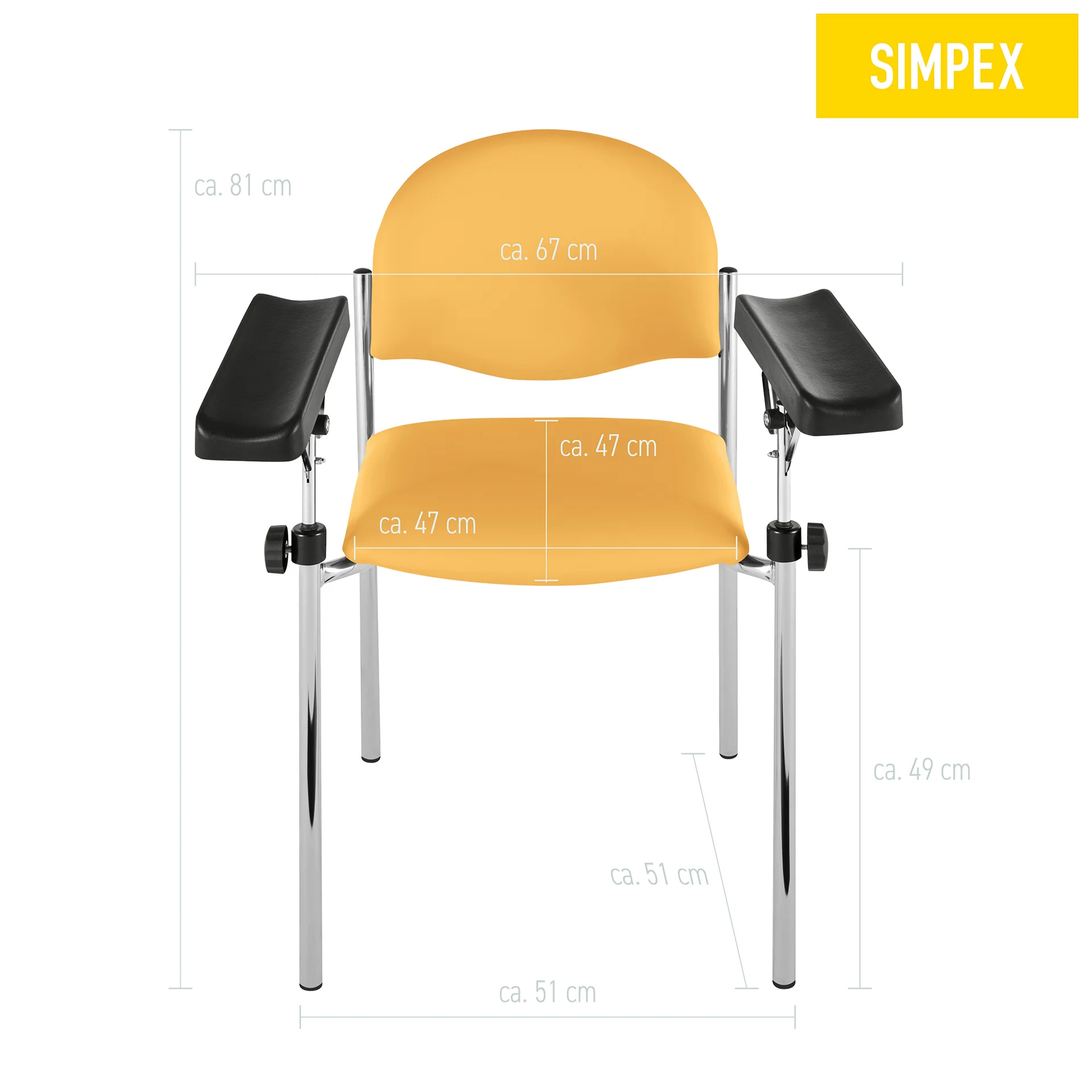 HAEMO-LINEA Vario Ecco Blutentnahmestuhl - Kunstleder Polsterbezug