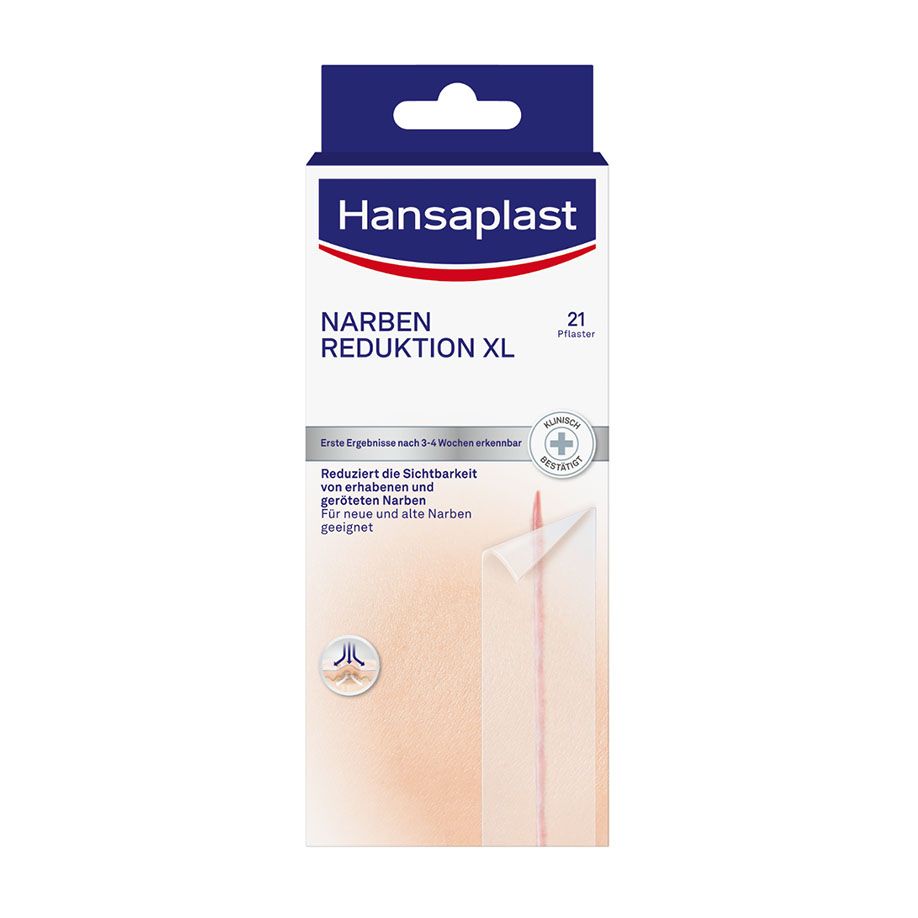 Hansaplast Narben Reduktion XL - Narbenpflaster 3 x 14,6 cm