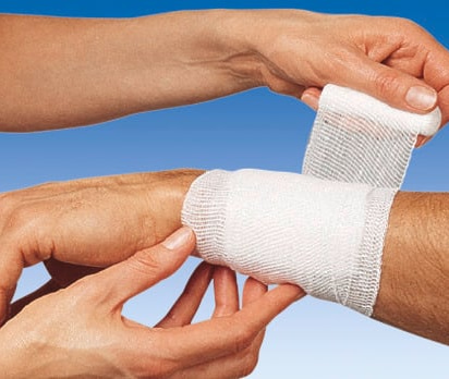 Hartmann Peha-Mullbinden - 20 Stück einzeln verpackte 4m Fixierbinde  (SSB-fähig)