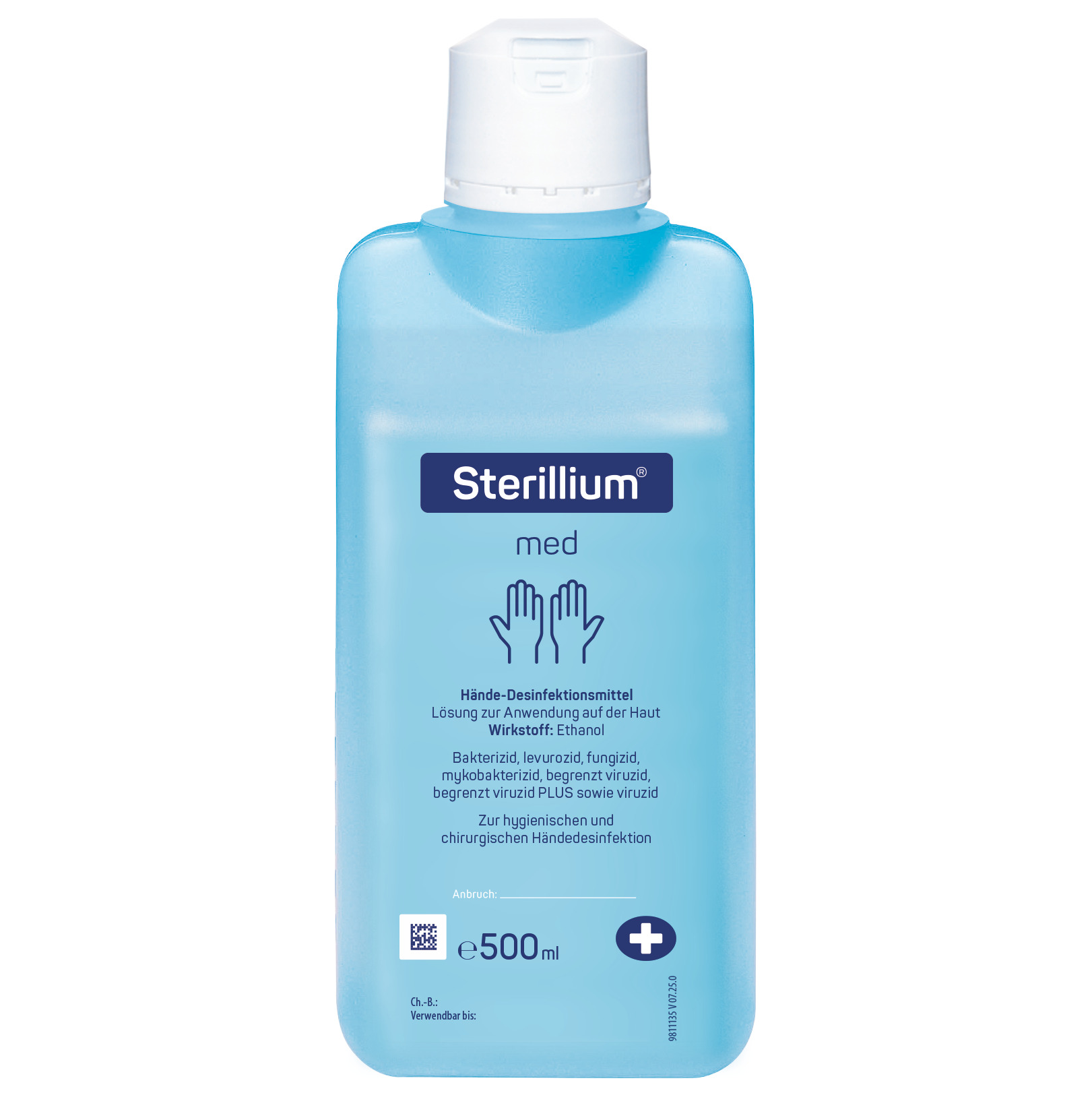 Hartmann Sterillium med - Ethanolisches Präparat ohne Farb- und Parfümstoffe