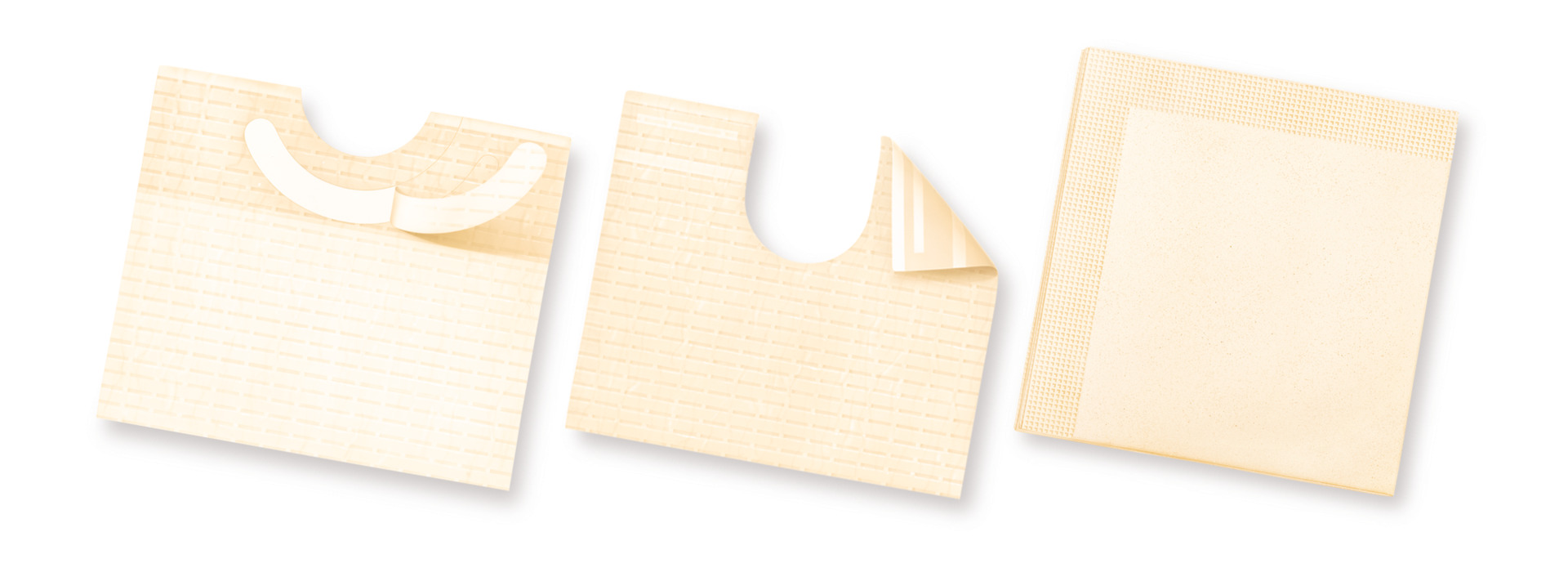 Hartmann Vala Fit Tape - Einmal-Schutzlätzchen aus 2-lagigem Tissue 37 x 65 cm