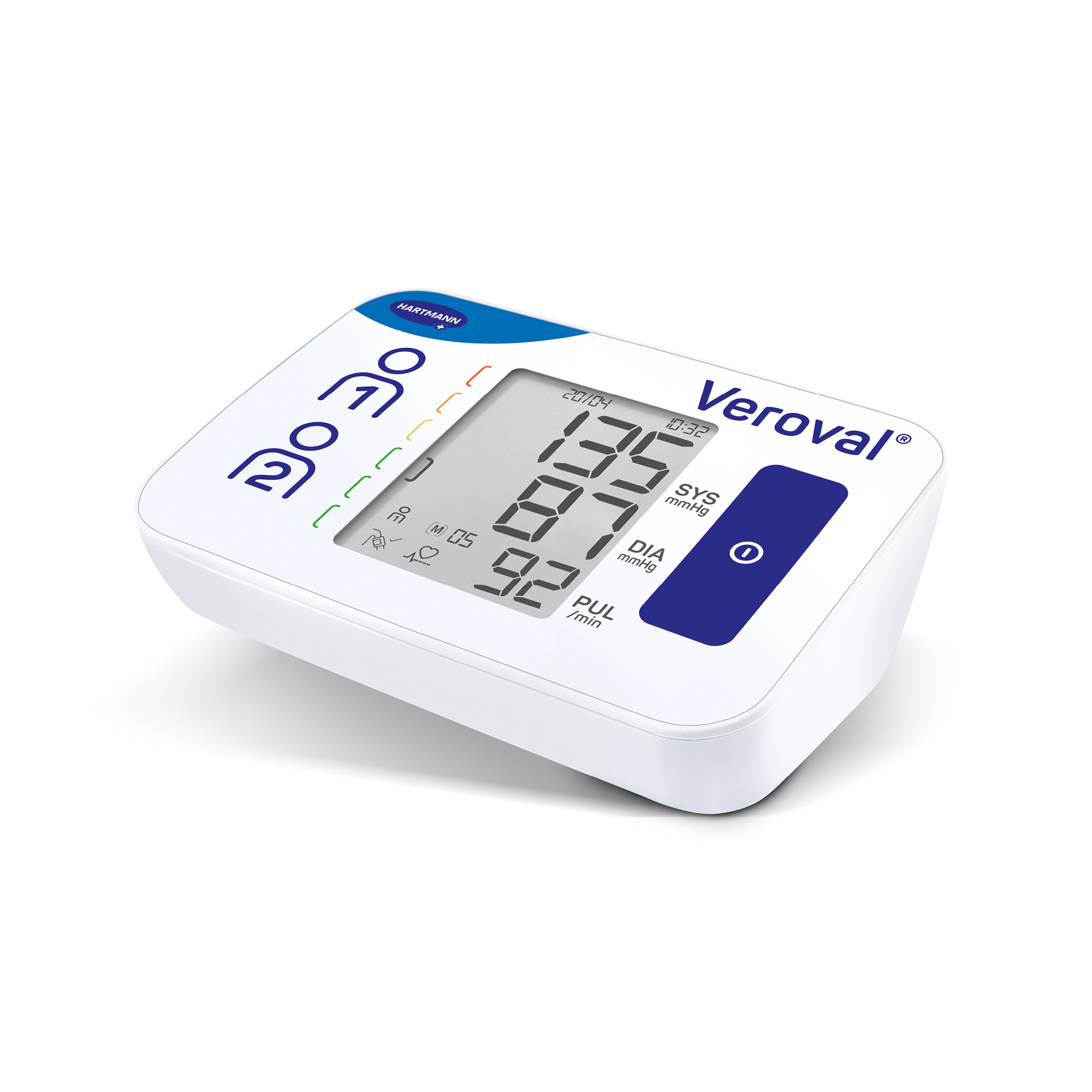 Hartmann Veroval Compact - Oberarm-Blutdruckmessgerät für anwenderfreundliches Messen