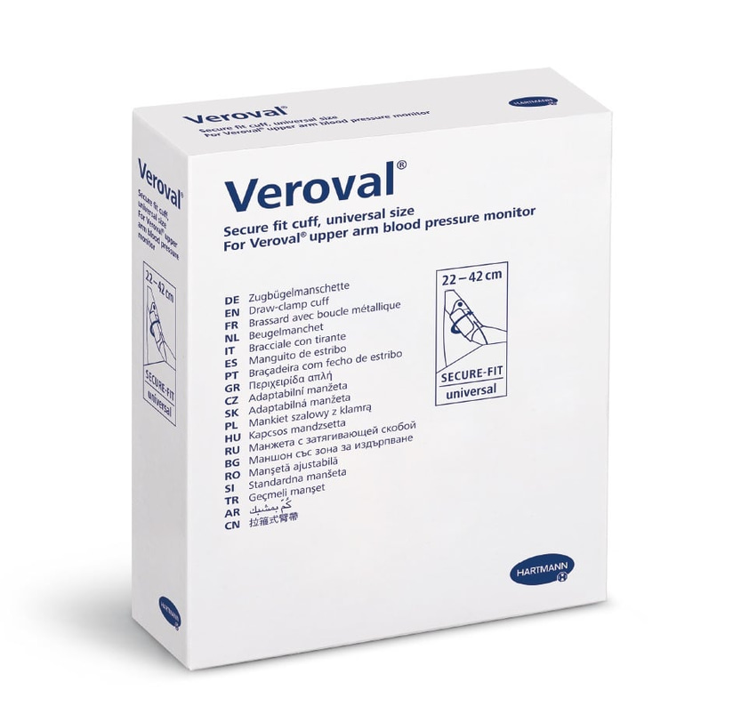 Hartmann Veroval Oberarm Zugbügelmanschette - Universal 22-42 cm