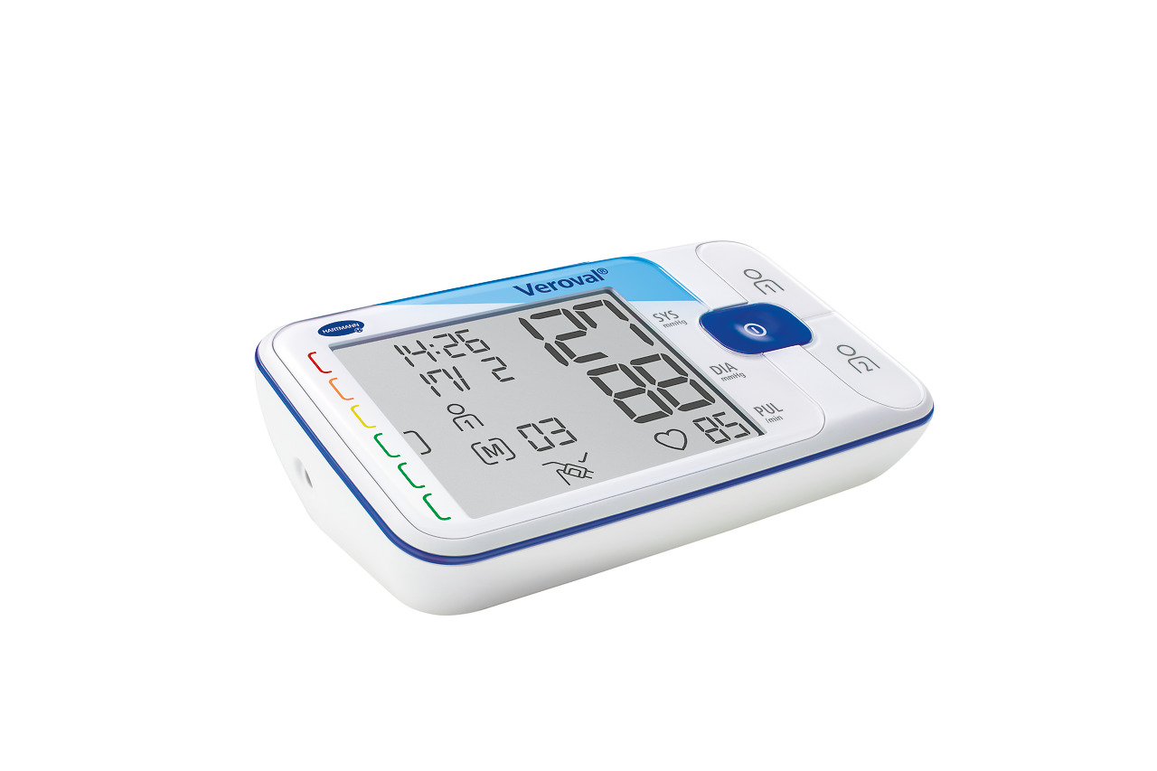 Hartmann Veroval Oberarm-Blutdruckmessgerät mit Arrhythmie-Erkennung