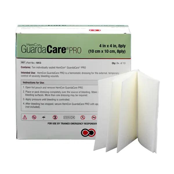 HemCon Guarda Care PRO - flexible, hämostatische Kompresse zur Blutungskontrolle