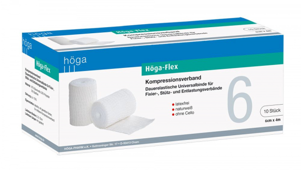 HÖGA-FLEX Binden - Dauerelastische Universalbinden, 10 Stück (SSB-fähig)