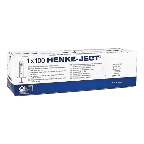 HSW HENKE-JECT 2-teilige Einmalspritzen - Gamma-sterilisiert, Hypoallergen, 100 Stück