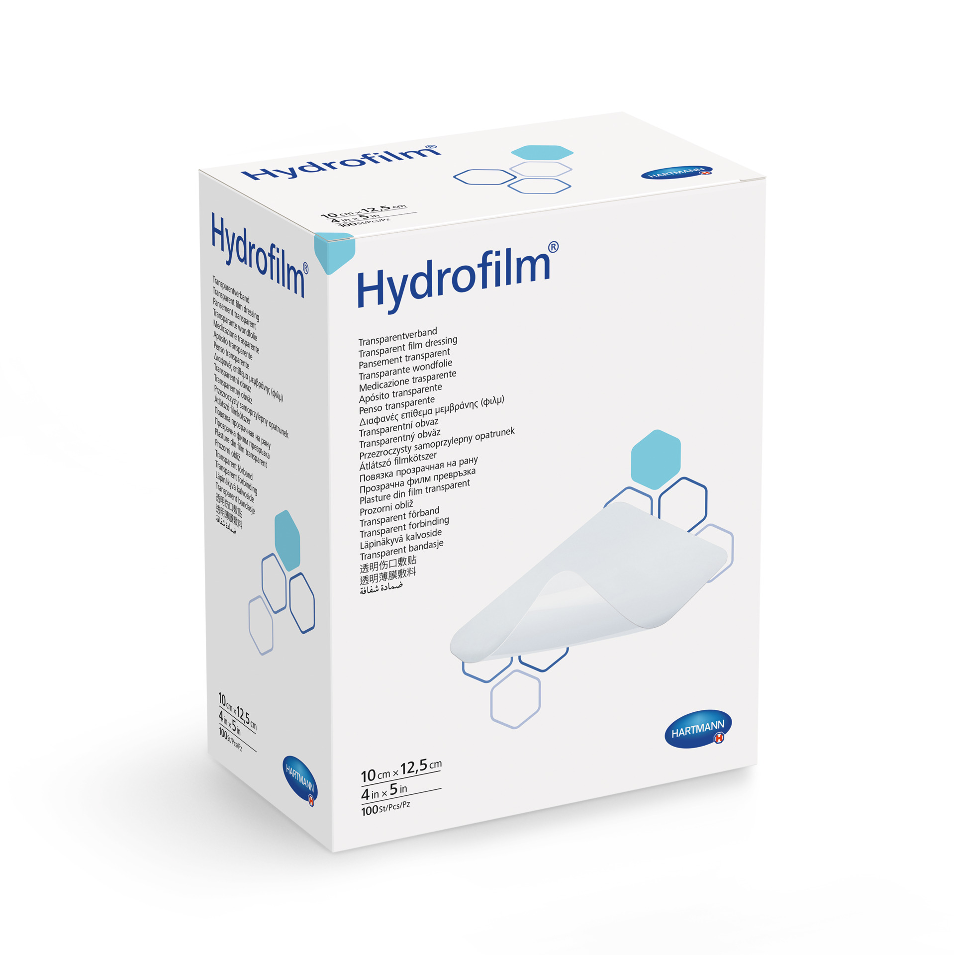 Hydrofilm - Steriler Transparenter Folienverband, keim- und wasserdicht, hautfreundlich  (SSB-fähig)