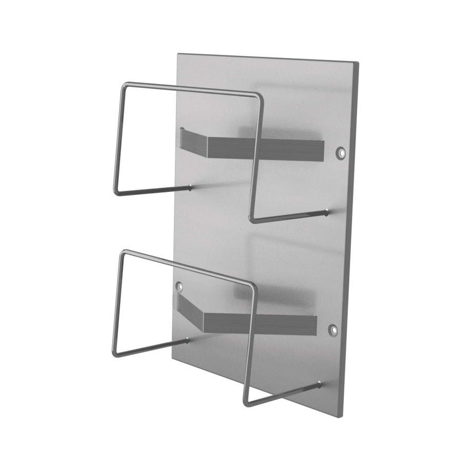 ingo-man Wandhalter 2BF für 2 Handschuhboxen, mit Feder