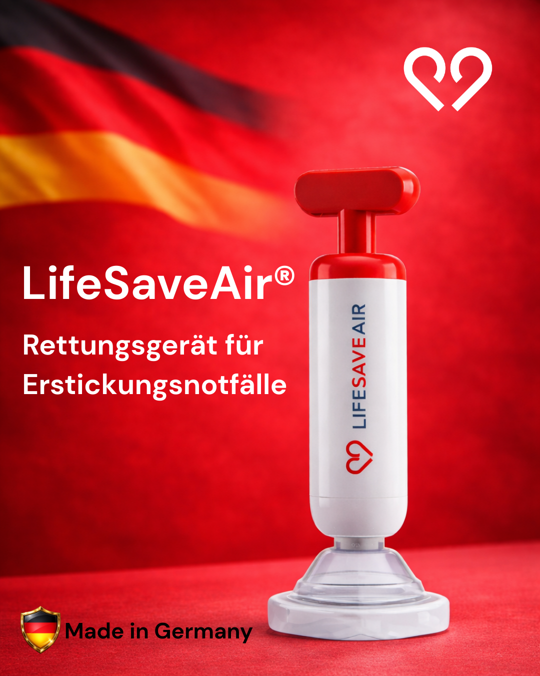Jespira LifeSaveAir - Medizinische Rettungspumpe für Erstickungsnotfälle
