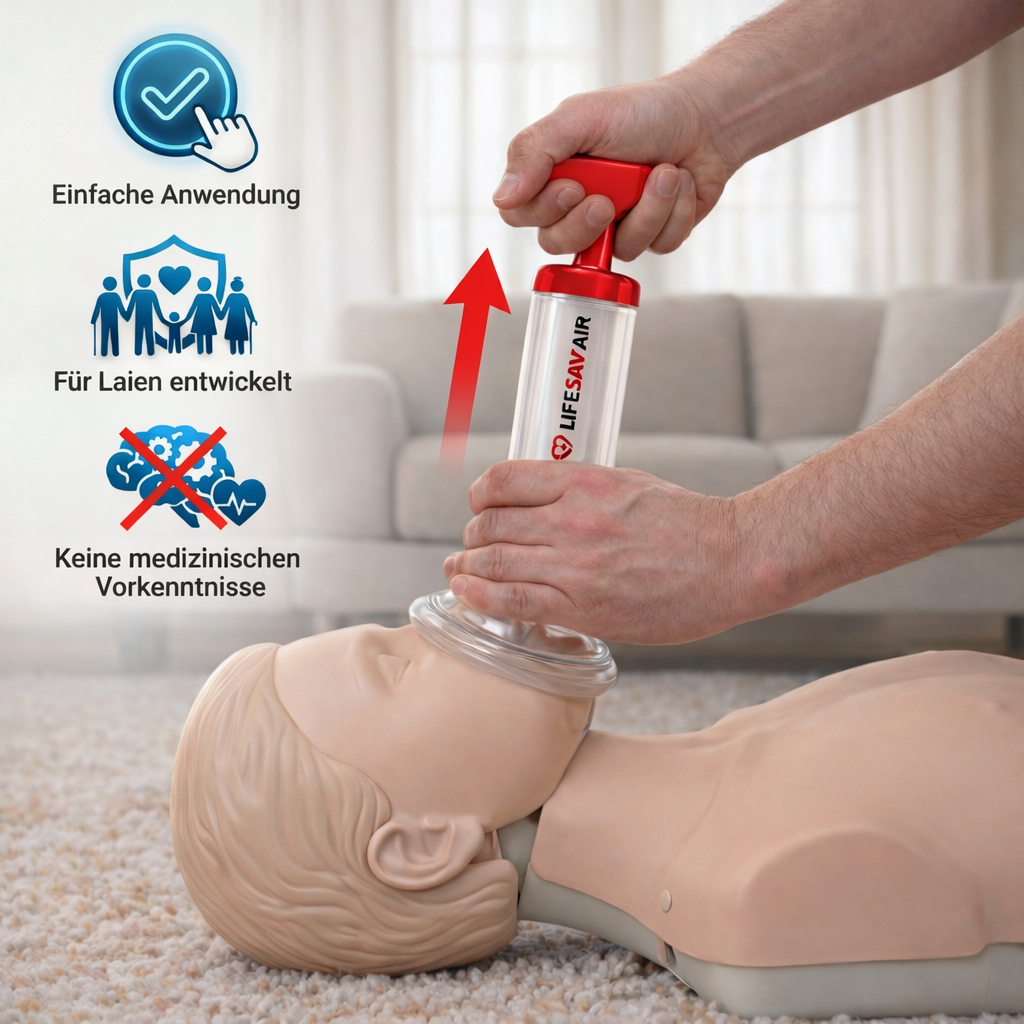 Jespira LifeSaveAir - Medizinische Rettungspumpe für Erstickungsnotfälle