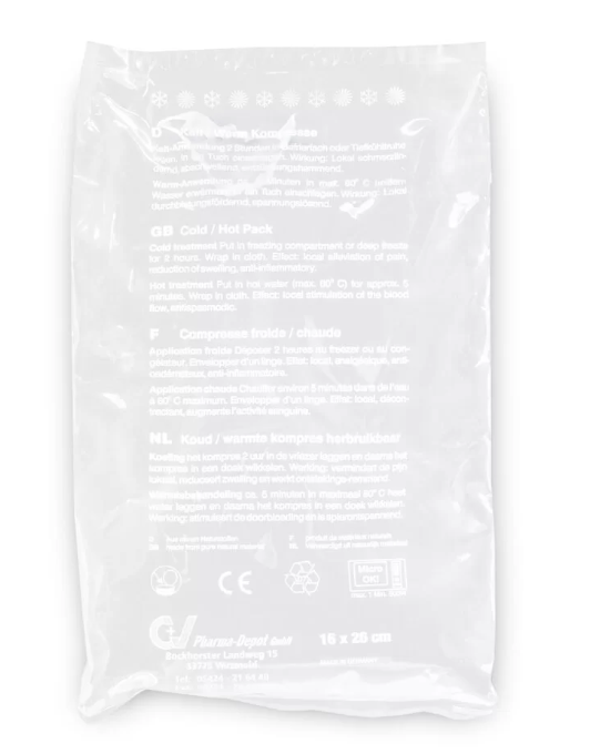 Kalt-Warm Kompresse - 12 x 29 cm, transparent
