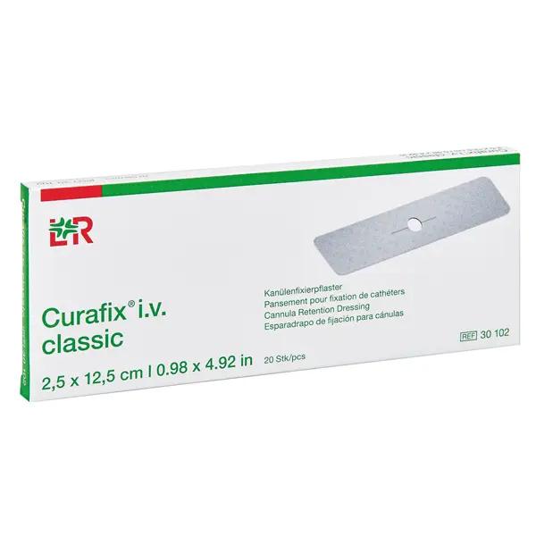 Kanülen-Fixierpflaster Curafix i.v. Classic - Vliesstoff-Fixierverband ohne Schlitz (SSB-fähig)