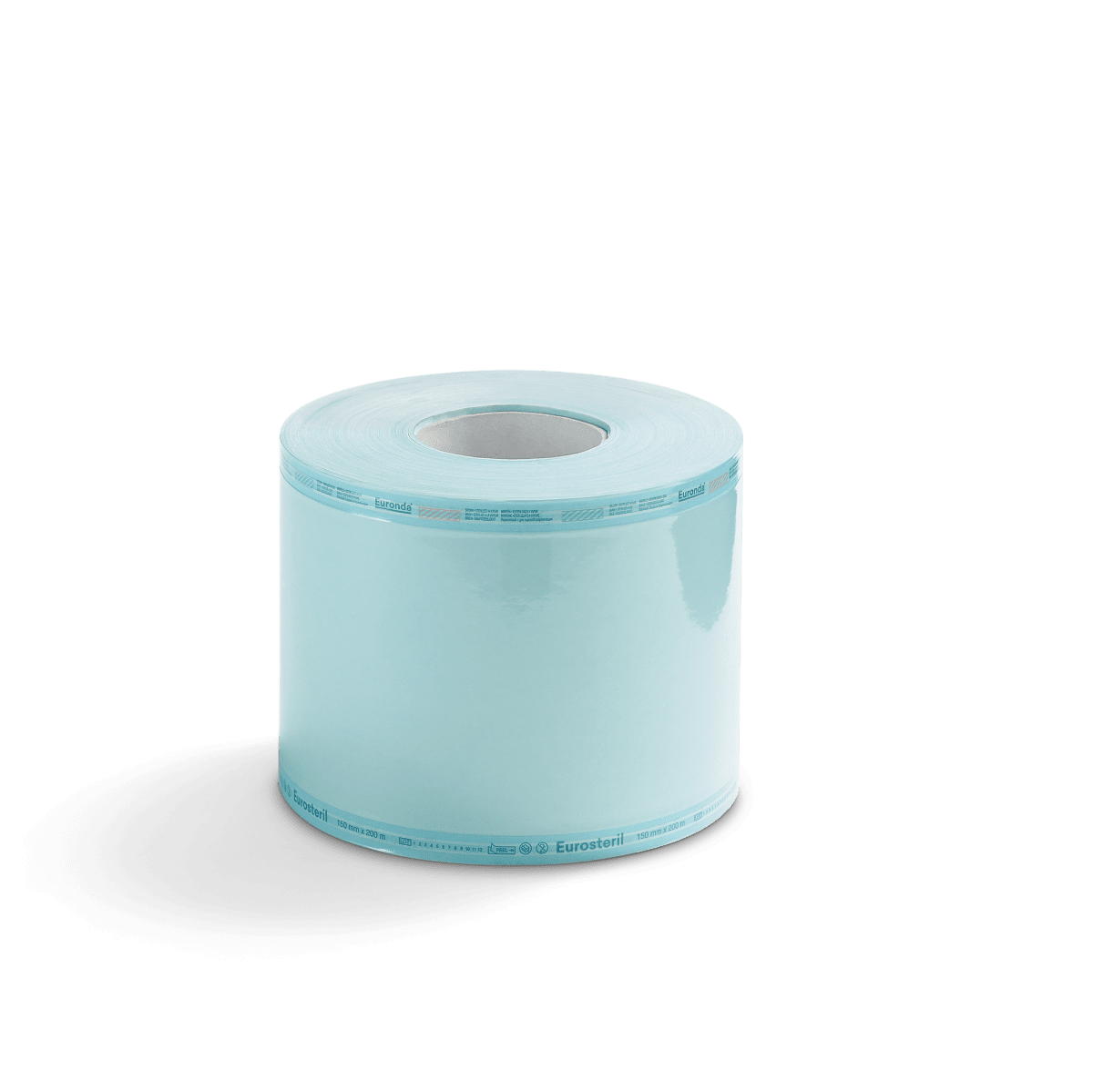 Klarsichtschlauch ohne Falte - Rolle 200 m, Sterilisationsfolie mit Kontrastanzeiger