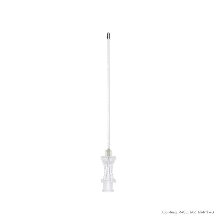 Knopfkanüle 8,1 cm, steril - Peha-Einmalinstrument, zur topischen Wundspülung, 25 Stück