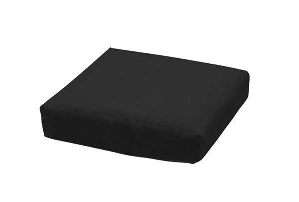 Komfort Sitzkissen - Viskoelastisch, 40 x 40 x 10 cm, schwarz