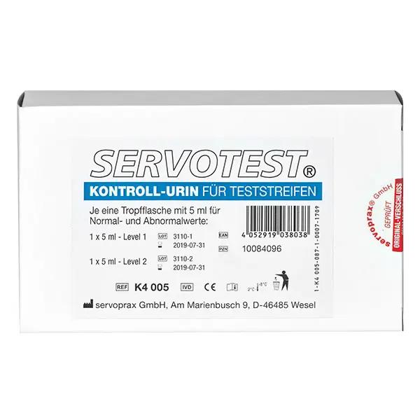 Kontrollurin für Teststreifen - Kontrolle besteht aus Normal- und Abnormalwert-Proben