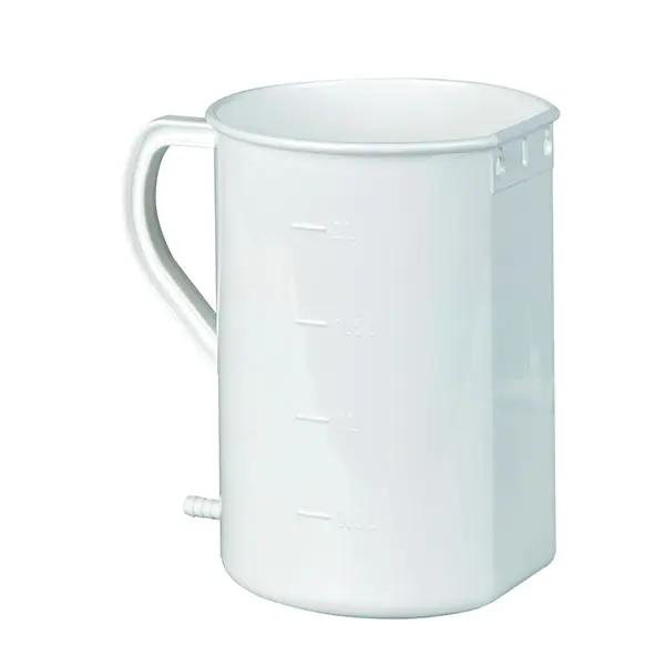 Kunststoff Irrigator 2 Liter - Komplett mit Gummischlauch ca. 120 cm