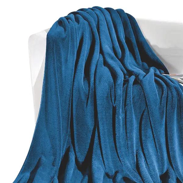Kuscheldecke "Warm up" aus Microfaser - Waschbar bis 60 °C, Trockner geeignet