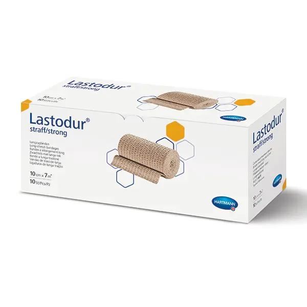 Lastodur straff/strong - dauerelastische Langzugbinde für starke Kompression, 180% Dehnbar (SSB-fähig)