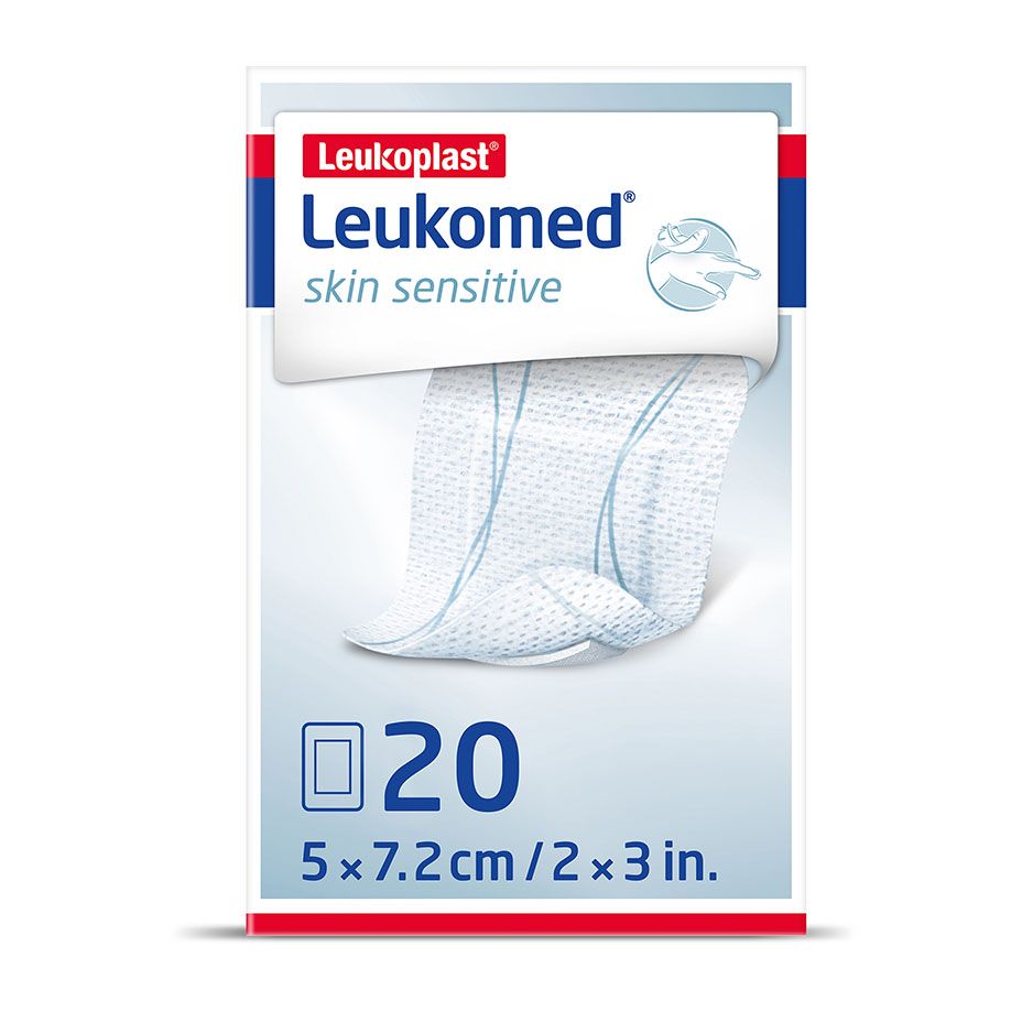 Leukomed skin sensitive Wundverband - Steril, Atmungsaktiv, Geringes Allergierisiko (SSB-fähig)