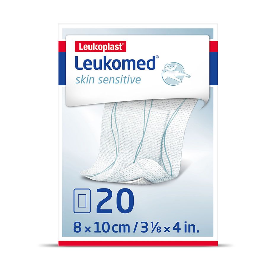 Leukomed skin sensitive Wundverband - Steril, Atmungsaktiv, Geringes Allergierisiko (SSB-fähig)